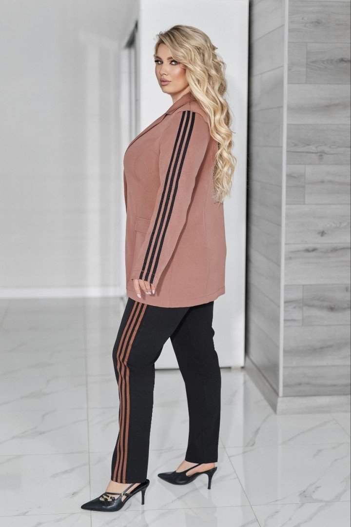 Костюм двойка пиджак и брюки с лампасами VOJ-1073A900