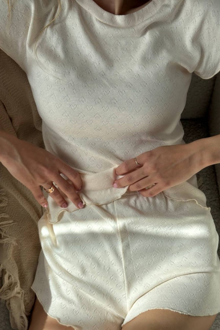 Комфортная пижама футболка и шорты GUA-013A499