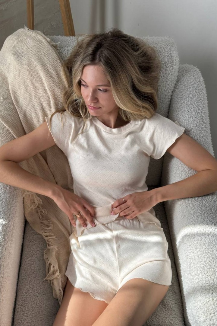 Комфортная пижама футболка и шорты GUA-013A499