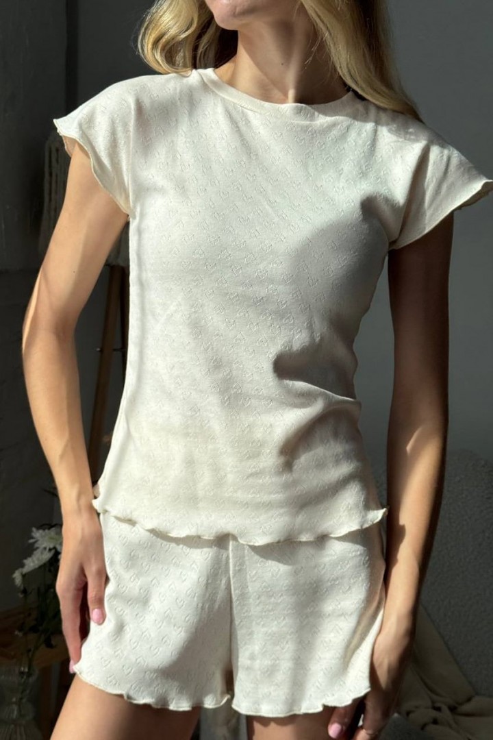 Комфортная пижама футболка и шорты GUA-013A499