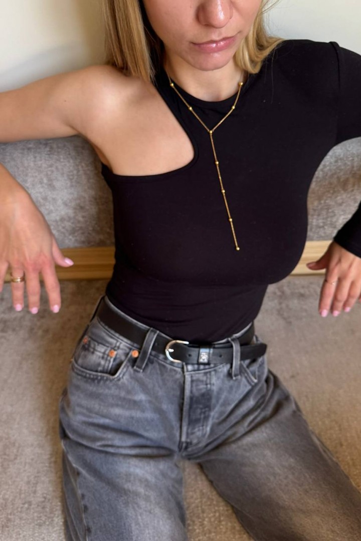 Боди с вырезом на одно плечо GUA-012A299