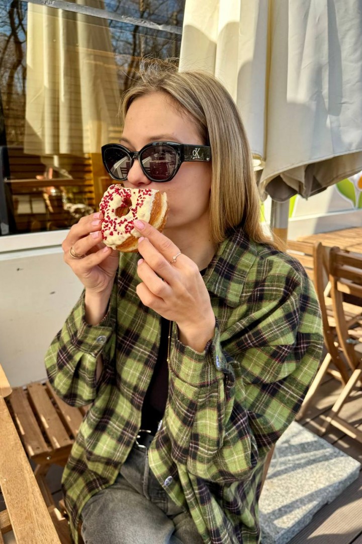 Трендовая клетчатая рубашка GUA-010A490