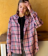 Трендовая клетчатая рубашка GUA-010A490