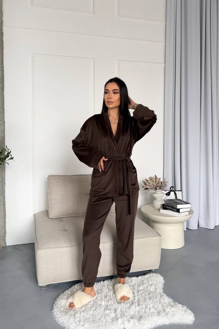 Велюровая пижама ULB-773A550