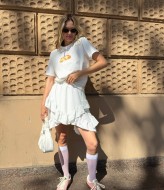 Юбочка с асимметричными углами GUA-015A350