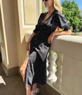 Сукня міді в горошок GUA-016A450