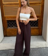 Брюки-палаццо на резинке со шнурком GUA-025A350