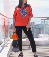 Брючный летний костюм VOJ-279A830