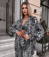 Женский летний брючный костюм тройка VM-10468A650