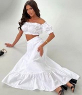 Летний женский костюм юбка и топ  IO-783A650