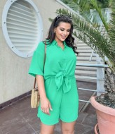 Женский костюм рубашка и шорты  VIA-190A11