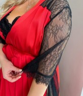 Шелковый халат длинный ET-545A480