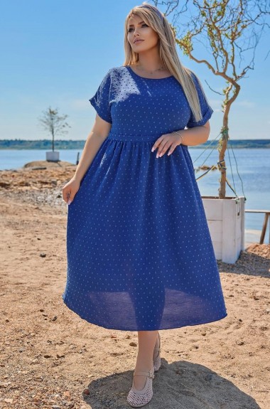 Летнее платье для полных женщин VLT-1569A670 Летнее платье для полных женщин VLT-1569A670