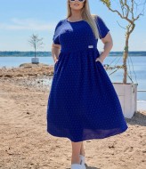 Летнее платье для полных женщин VLT-1569A670