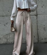 Шелковые брюки палаццо  DMP-A7137A230