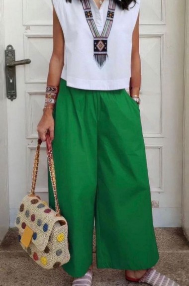 Летний женский костюм из льна  KC-3304A599