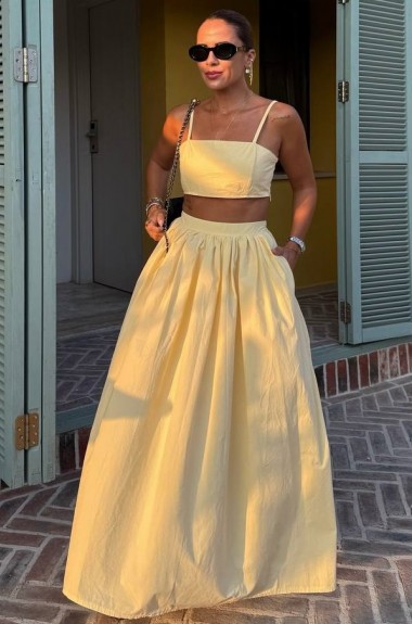 Костюм юбка и топ лето EST-5896A530 Костюм юбка и топ лето EST-5896A530