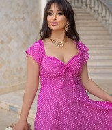 Платье со шнуровкой на спине YM-05820A9