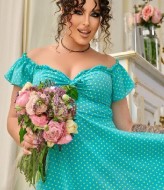 Платье со шнуровкой на спине YM-05820A9