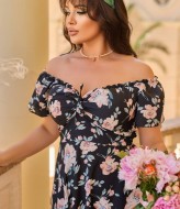 Платье с цветочным принтом YM-05820.2A11