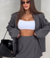 Стильный женский костюм с юбкой SAP-041A700