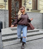 Ветровка женская на подкладке  VL-1113A750