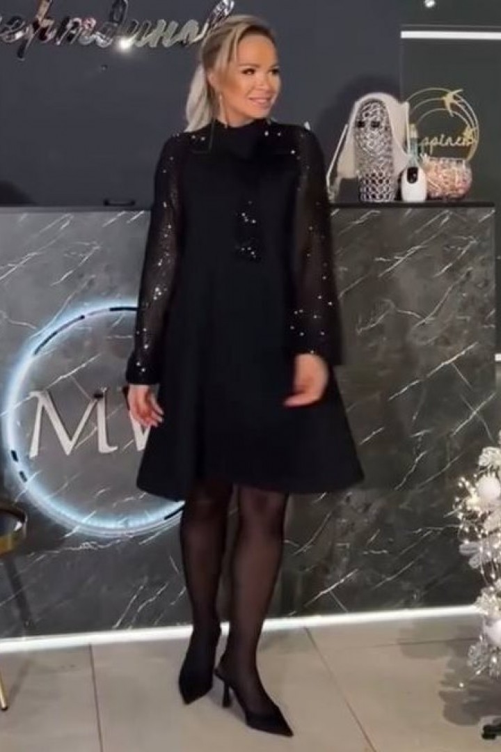 Женское платье с пайетками EST-5730A600