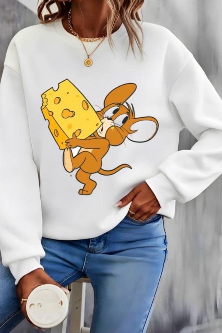 Свитшот женский с принтом IO-746A320