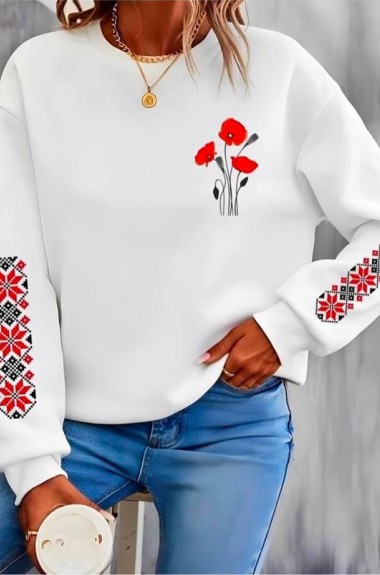 Свитшот женский с принтом IO-746A320