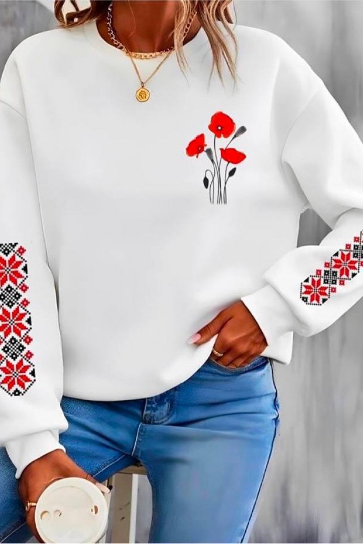 Свитшот женский с принтом IO-746A320