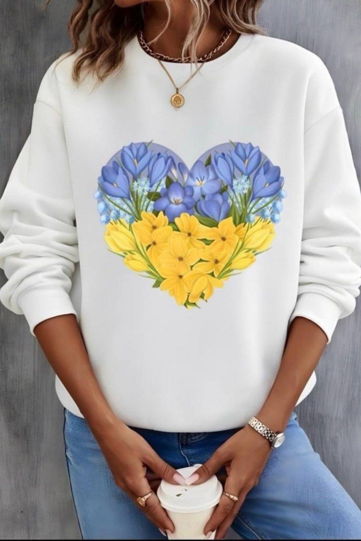 Свитшот женский с принтом IO-746A320