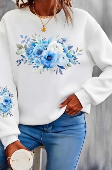 Свитшот со спущенным плечом IO-746A320 Свитшот со спущенным плечом IO-746A320