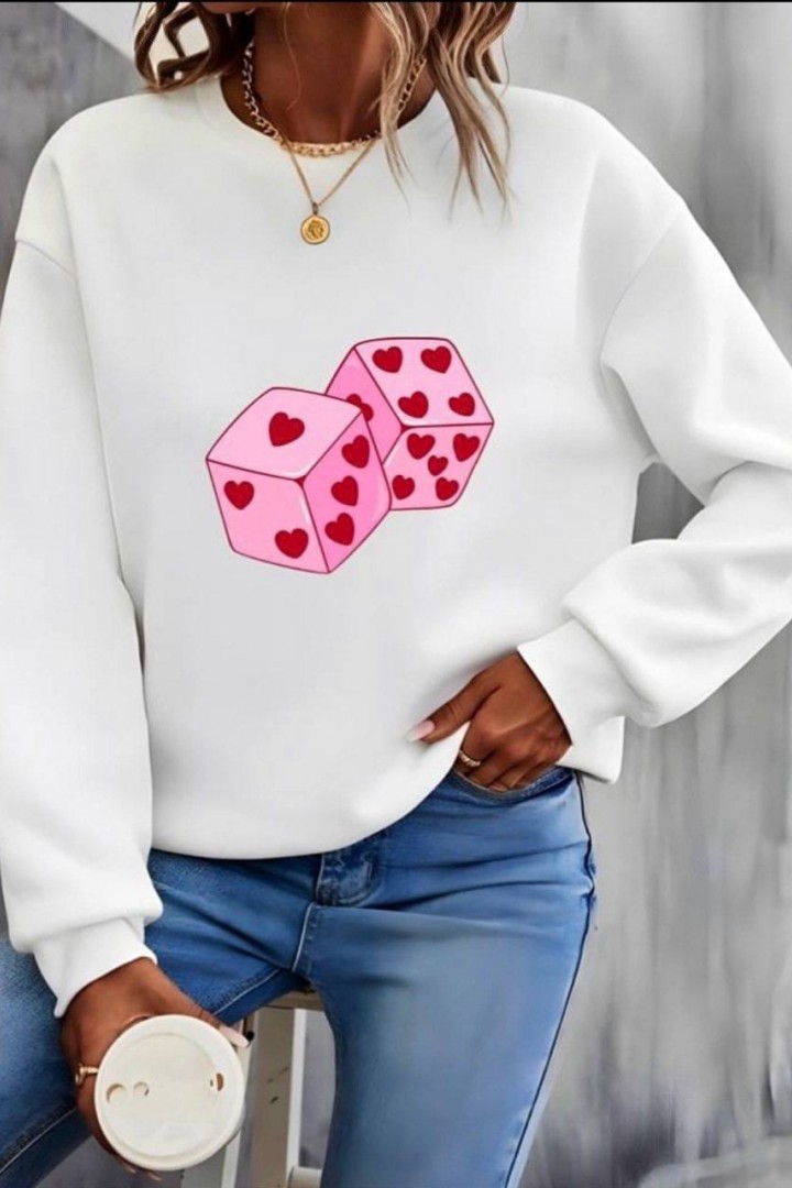 Свитшот женский с принтом IO-746A320