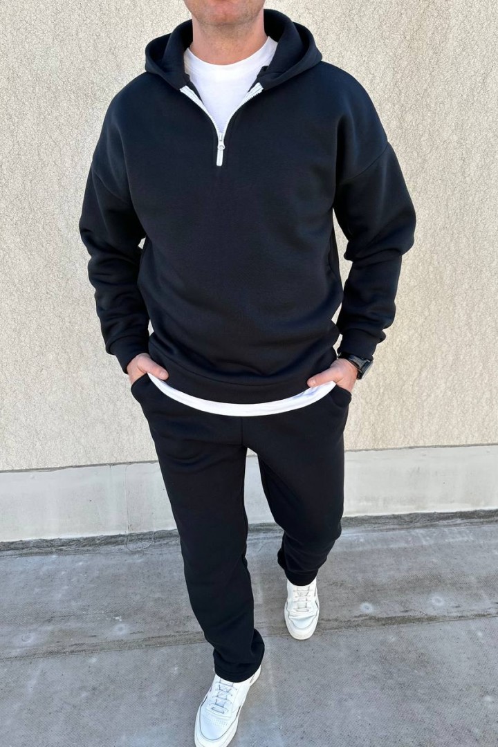 Спортивный костюм мужской на флисе  LSA-751A650