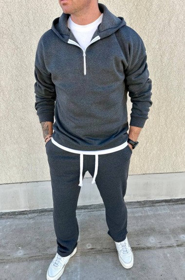 Спортивный костюм мужской на флисе LSA-751A650 Спортивный костюм мужской на флисе LSA-751A650