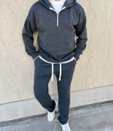 Спортивный костюм мужской на флисе  LSA-751A650