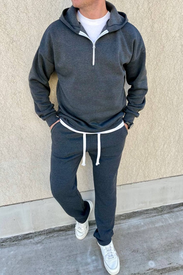 Спортивный костюм мужской на флисе  LSA-751A650