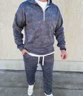 Спортивный костюм мужской на флисе  LSA-751A650