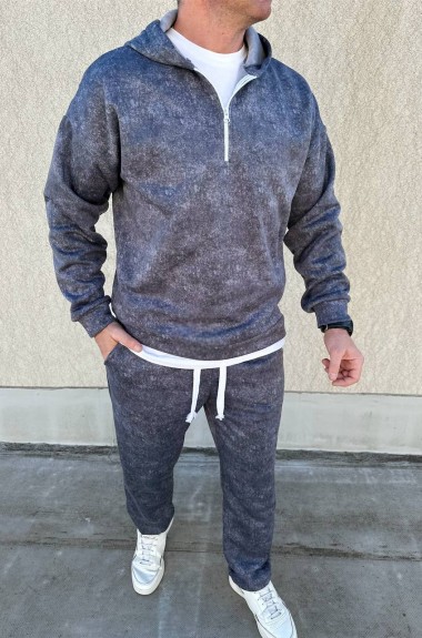 Спортивный костюм мужской на флисе LSA-751A650 Спортивный костюм мужской на флисе LSA-751A650