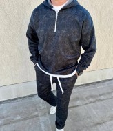 Спортивный костюм мужской на флисе  LSA-751A650