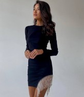 Женское платье с бахромой ANM-052A450