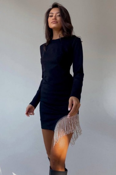 Женское платье с бахромой ANM-052A450 Женское платье с бахромой ANM-052A450