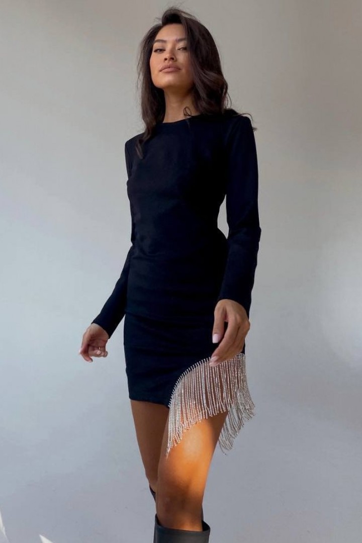 Женское платье с бахромой ANM-052A450