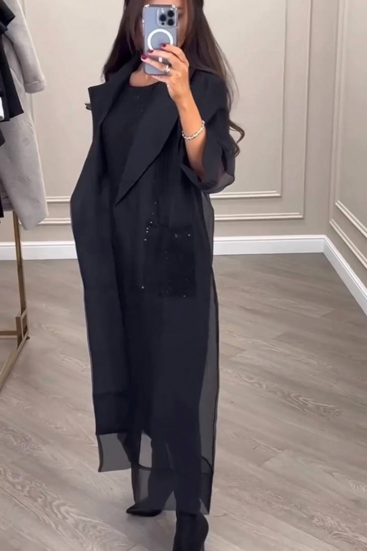 Платье и кардиган комплект  LOU-1050A1090