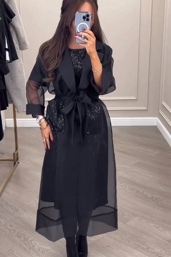 Платье и кардиган комплект  LOU-1050A1090