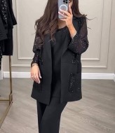 Костюм тройка женский вечерний  LOU-1295A1050