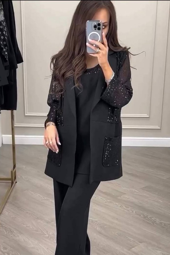 Костюм тройка женский вечерний  LOU-1295A1050