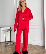 Костюм в пижамном стиле шелковый NK-545A559