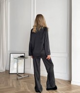 Костюм в пижамном стиле шелковый NK-545A559