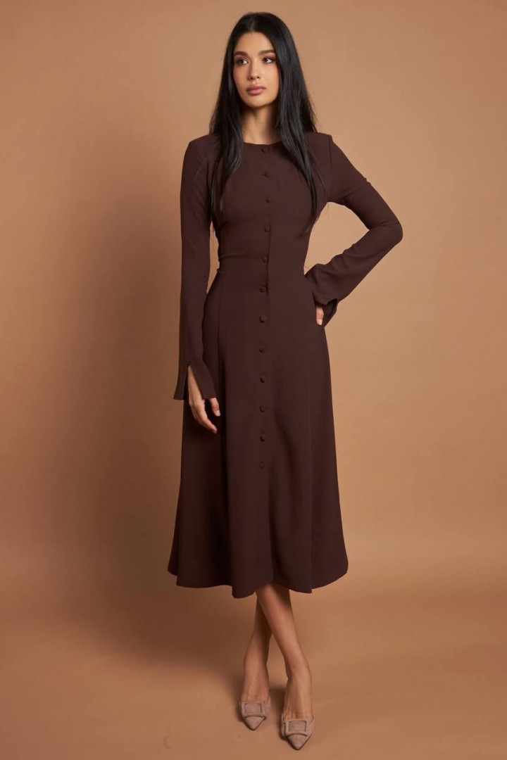 Платье с пуговицами спереди NK-636A629